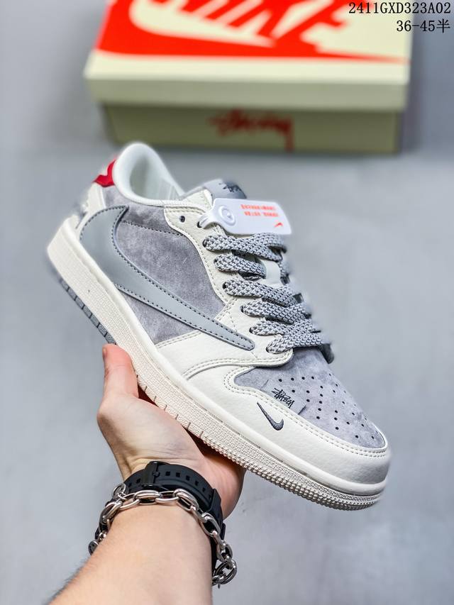 海外爆款限量发售！公司级 Travis Scott x Fragment Design x Jordan Air Jordan 1 Low OG SP “梅赛德