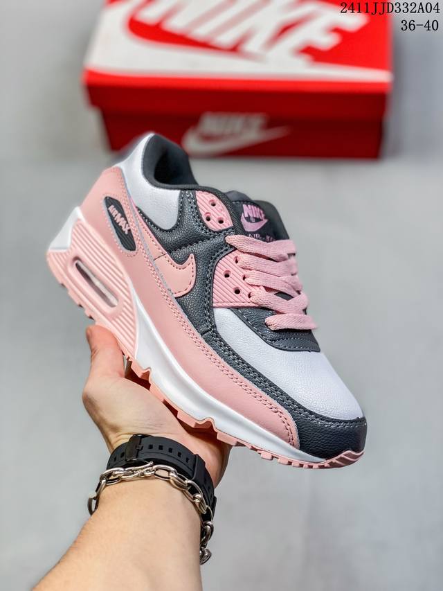 公司级Nike Air Max 90初代系列低帮复古气垫百搭休闲运动慢跑鞋 货号:HF3835- 尺码：36-40 36-45 编码：11JJD332A04