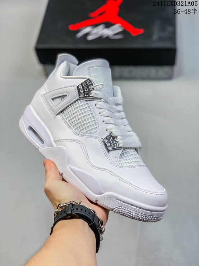 AJ4 Air Jordan 4 Retro ” Infrared “ AJ4乔4 男子文化篮球鞋 大厂出品 主力合作工厂 全新模具开发 纯正4代正确鞋型 进口