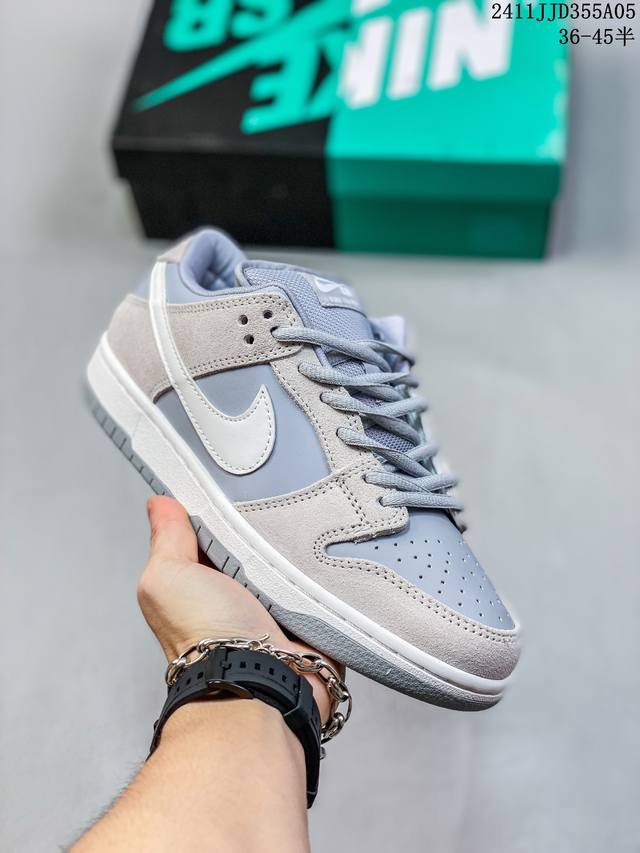 耐克Nike SB Dunk Low 扣篮系列复古低帮休闲运动滑板板鞋。采用脚感柔软舒适ZoomAir气垫，有效吸收滑板等极限运动在落地时带来的冲击力，为街头运