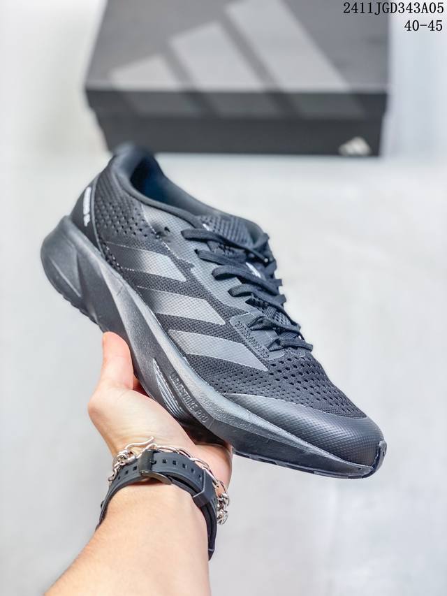 Adidas阿迪达斯专业马拉松Adizero SL白黑橙配速跑步鞋男女 尺码：36-45 40-45 编码：11JGD343A05