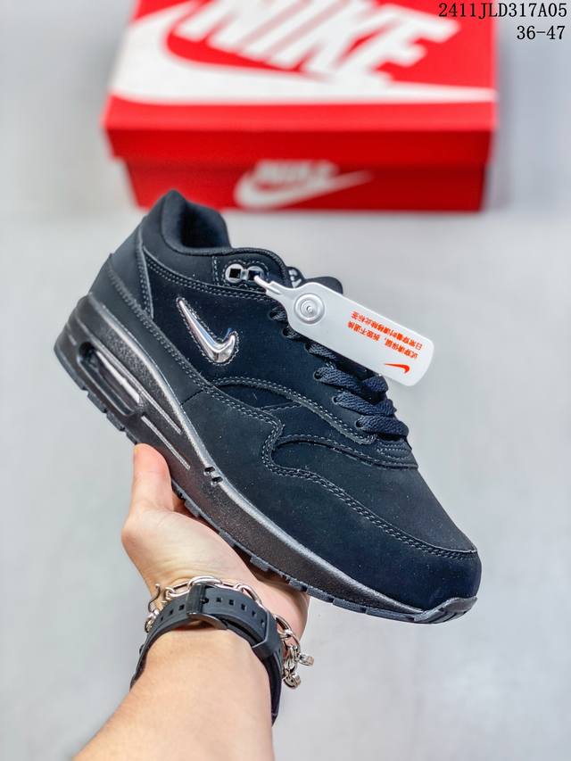 NIKE耐克男女2024冬季AIR MAX 1气垫耐磨低帮跑步鞋休闲运动鞋 尺码：36-47 编码：11JLD317A05