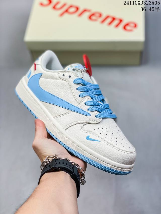 海外爆款限量发售！公司级 Nike SB Dunk Low“斯图西联名 贴布灰白深蓝勾” 周年高端定制 低帮休闲板鞋 定制鞋盒 大厂纯原品质出货 超高清洁度 皮