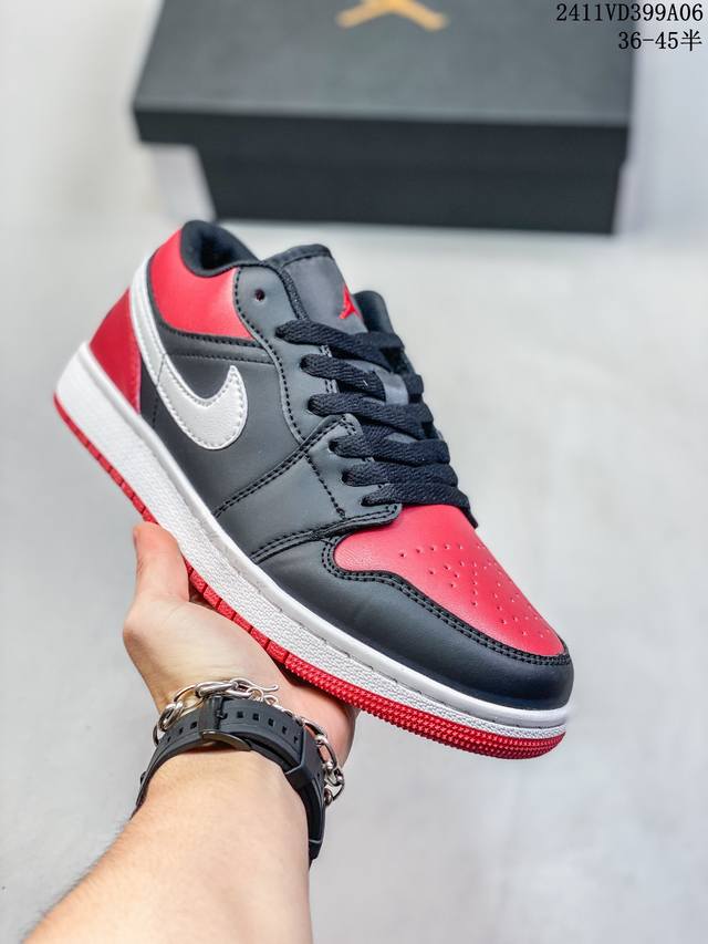 特价 Air Jordan 1 Low AJ1乔1低帮休闲板鞋 同步官方配色 市场唯一独家头层皮打造 原鞋原档案开发 原厂皮料 原档冲孔鞋头 正确满胶鞋垫 四线