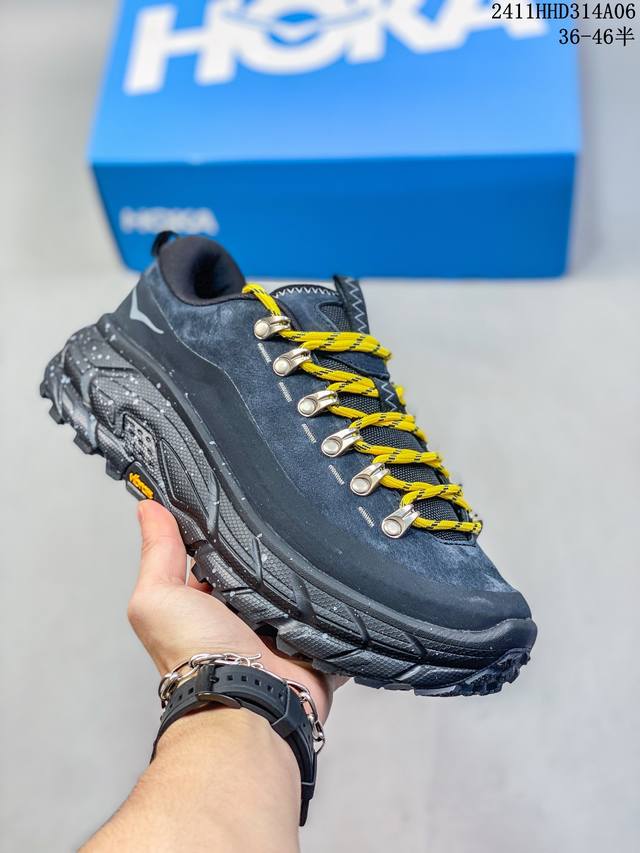 公司级HOKA ONE ONE Tor Summit 休闲美观 低帮跑步鞋 原装轻量化材料 Fresh Foam超轻量中底 全部用料过3C认证 滚动平衡科技减少