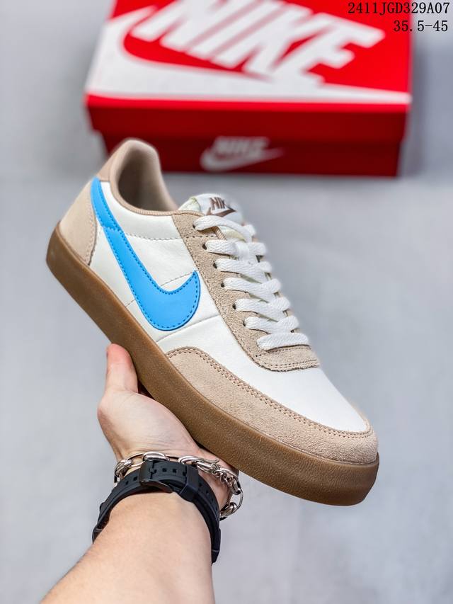 Nike Killshot2 Iearner FS 耐克德训全系-复古灰玉 市面唯一全新版型全新大底 进口头层麂皮 耐磨耐穿四季可穿 百搭不怯场 美拉德风格德训