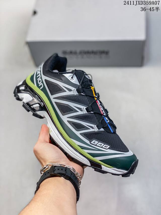 Salomon XA PRO XT-6 EXPANSE 萨洛蒙户外越野跑鞋 鞋面采用SENSIFIT贴合技术 全方位贴合包裹脚型 鞋跟部鞋底牵引设计 提供强大的