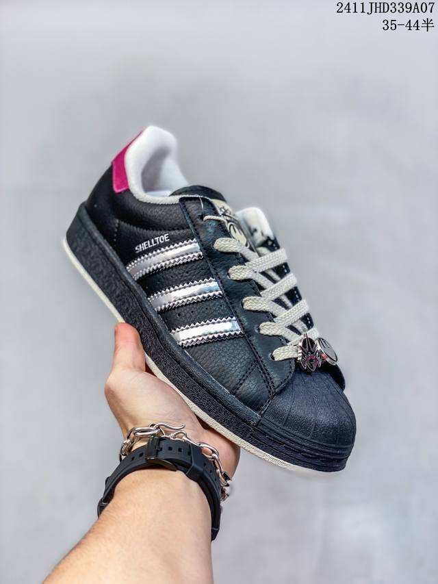 真标阿迪达斯Adidas三叶草 Originals Superstar贝壳头系列低帮经典百搭休闲运动板鞋 货号:S79208 尺码:35 36 36.5 37