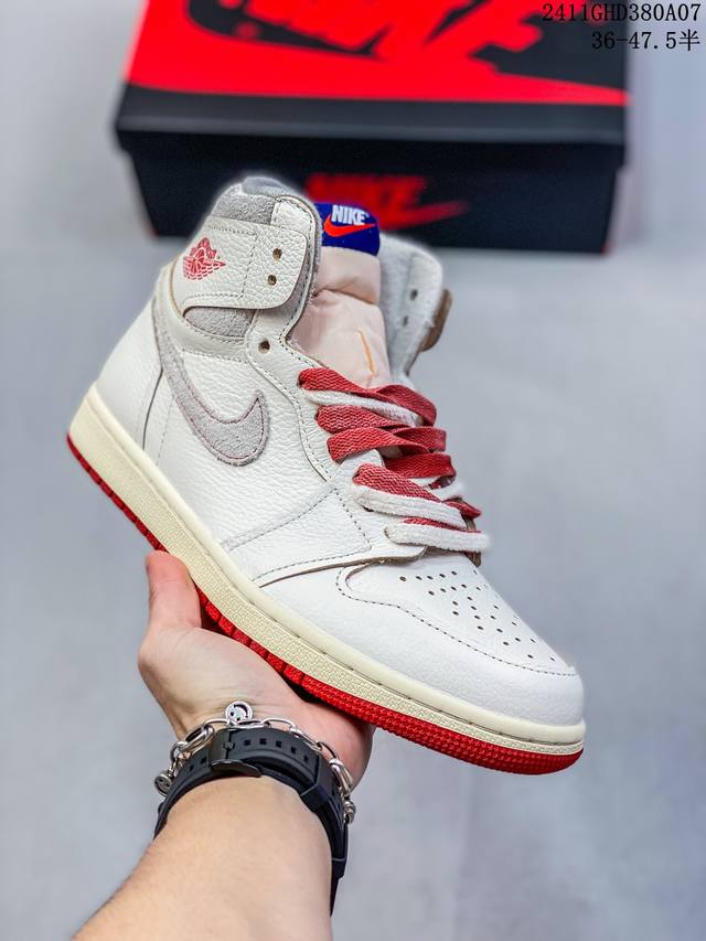 公司级Union x Nike Air Jordan 1 High AJ1乔1高帮休闲板鞋 货号:FD2565-101 尺码:36 36.5 37.5 38 3