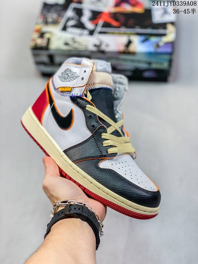 Nike Air Jordan 1 High OG Rare Air Cinnabar AJ1 乔1 高帮篮球鞋 DB4612- #鞋面采用优质皮革精心打造，展