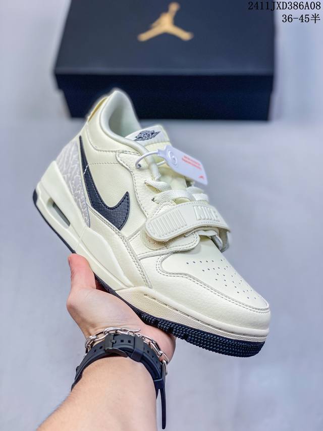 公司级三合一最强合体，多种新配色回归耐克Nike Air Jordan Legacy 312 Low”White Grey Fog Blue Red“乔丹最强三