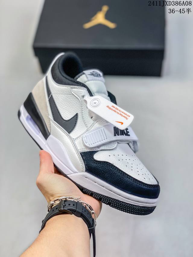 公司级三合一最强合体，多种新配色回归耐克Nike Air Jordan Legacy 312 Low”White Grey Fog Blue Red“乔丹最强三