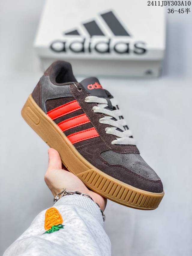 阿迪达斯Adidas Originals 学院系列 面包风经典复古低帮百搭休闲运动板鞋 货号:JR7890 尺码:如图 ID:11JDY303A10