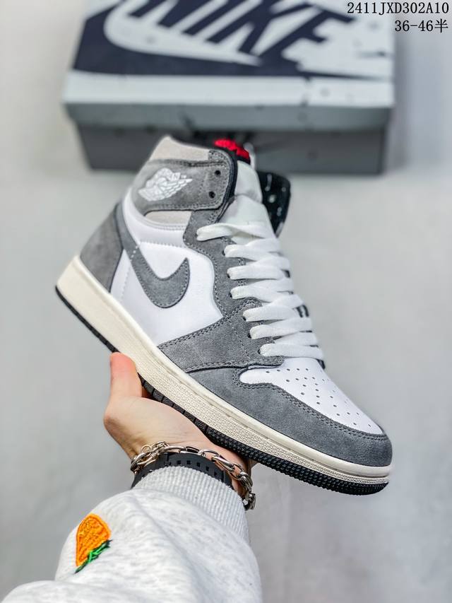 公司级Air Jordan 1 High OG ”Stealth“ AJ1 乔1 555088-037 #最具性价比 用料绝不含糊 鞋子质感 整体鞋型 漏斗收腰