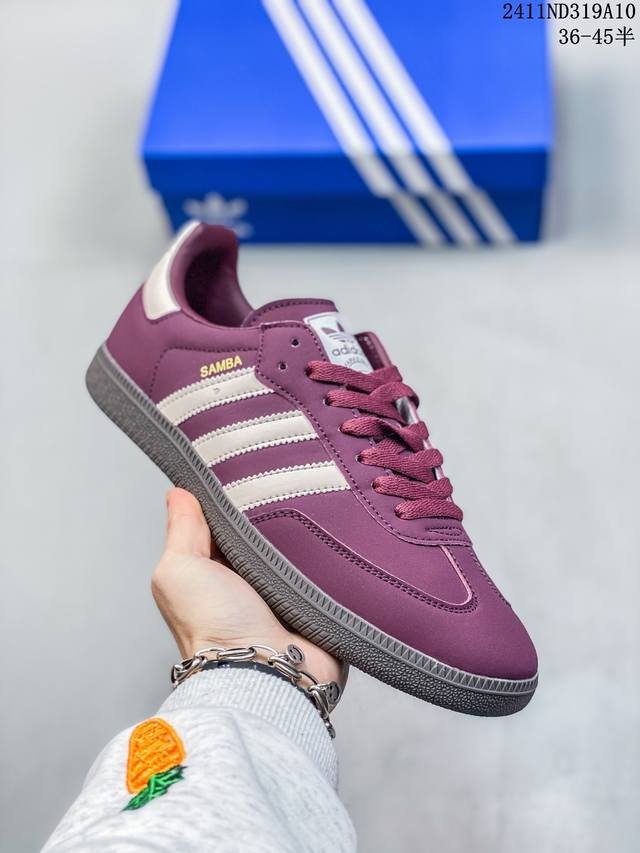 ADIDAS阿迪达斯三叶草男女鞋SAMBA运动鞋休闲德训鞋ID1481 ID1482 尺码：36-45半 编码：11ND319A10