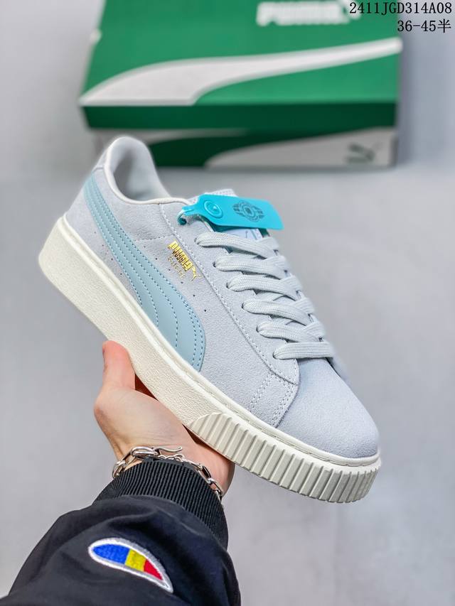 公司级Puma SUEDE PLATFORM CORE复古单品 彪马 防滑耐磨低帮德训板鞋 货号:363559 14 尺码:36 37 37.5 38 38.5