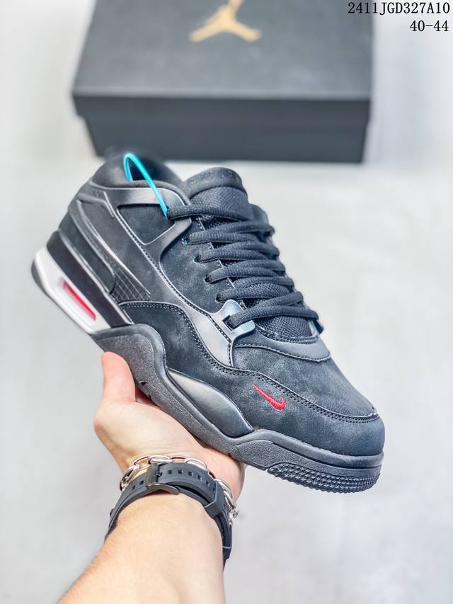 耐克 Nike Air Jordan 4 Retro OG 低帮 迈克尔 乔丹AJ4代乔4 复古休闲运动文化篮球鞋。中底延续前作使用了分离式后掌可视化 Air