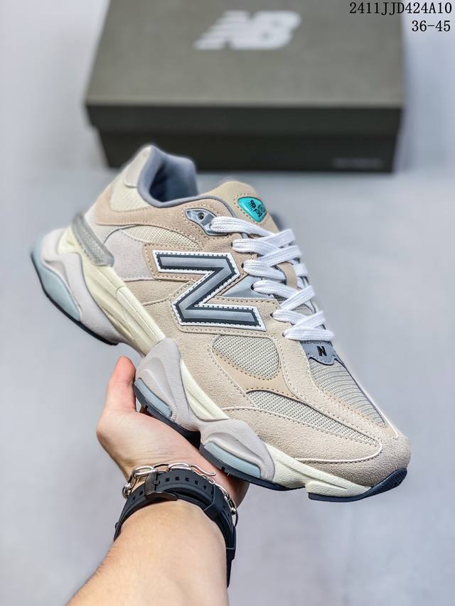 特价 New Balance 公司级版本 NB9060 联名款 复古休闲运动慢跑鞋 鞋款灵感源自设计师本人对夏日的怀日回忆。鞋面大身由空间双格及磨砂鞋面拼接而生