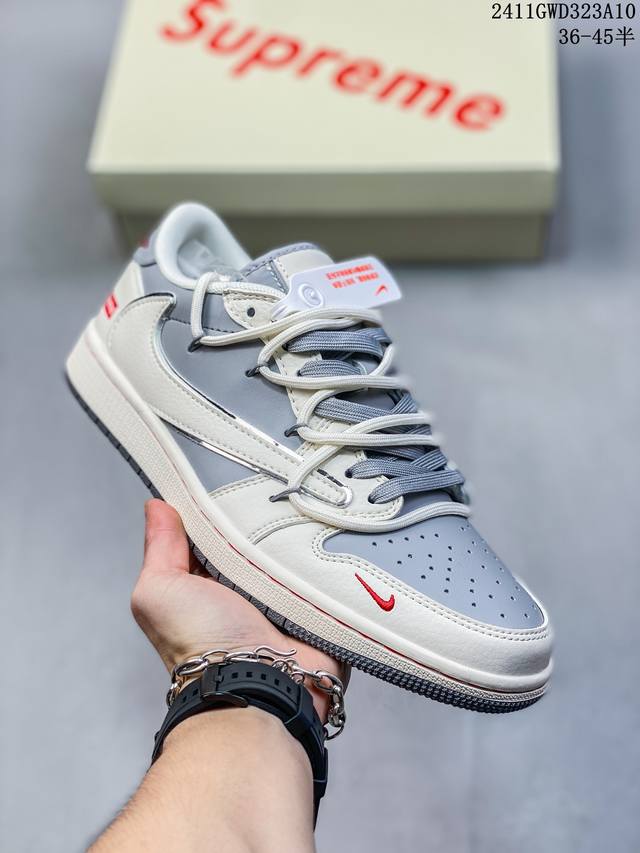 海外爆款限量发售！公司级 Travis Scott x Fragment Design x Jordan Air Jordan 1 Low OG SP “Sup