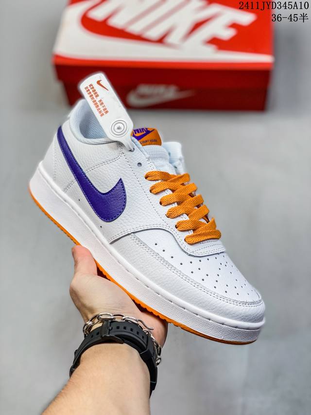 公司级带半码 Nike Court Vision Low 百搭单品 受1980年代中期趋势的启发，NikeCourt Vision Low是一款融合了复古篮球风