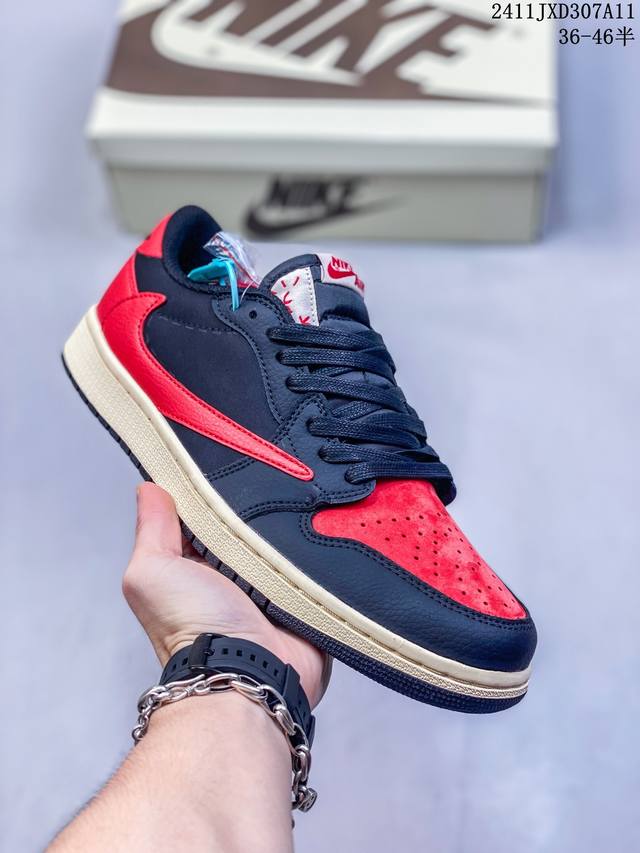 公司级 耐克 Nike Air Jordan 1 Low OG SP Military Blue AJ1乔1 倒勾低帮篮球鞋 AJ1 乔丹1代 aj1 乔1 反