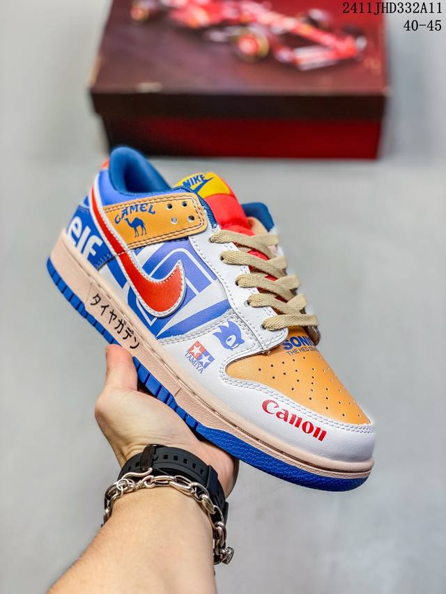 公司级带半码耐克Nike SB Zoom Dunk Low 板鞋 系列经典百搭休闲运动板鞋 鞋舌的填充，使舒适性大大提升，同时也更方便穿脱中底部分则加入了脚感柔