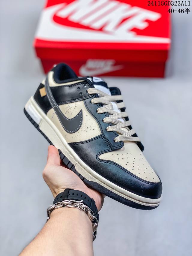 公司级带半码 耐克Nike SB Dunk Low 扣篮系列复古低帮休闲运动滑板板鞋。采用脚感柔软舒适ZoomAir气垫，有效吸收滑板等极限运动在落地时带来的冲