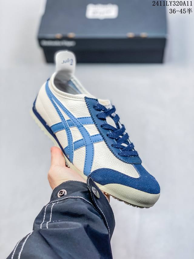 特价 Asics 亚瑟士 男女鞋真标半码制 日产经典老牌-鬼塚虎 Onitsuka Tiger Mexico 66经典墨西哥系列复古经典百搭板鞋休闲运动鞋慢跑鞋