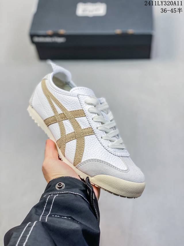 特价 Asics 亚瑟士 男女鞋真标半码制 日产经典老牌-鬼塚虎 Onitsuka Tiger Mexico 66经典墨西哥系列复古经典百搭板鞋休闲运动鞋慢跑鞋