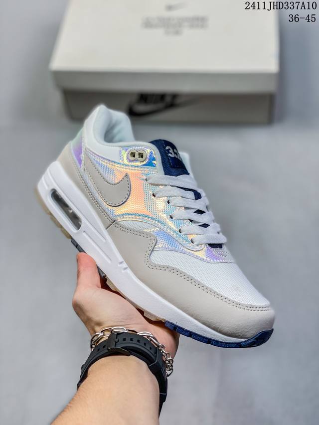 真标耐克Nike Air Max 1 半掌气垫复古跑步鞋 货号：CV1639-001 尺码：36 36.5 37.5 38 38.5 39 40 40.5 41