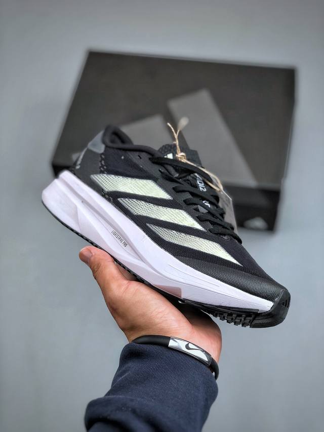 Adidas Duramo Speed 轻量跑鞋 柔软舒适防滑耐磨 低帮跑步鞋 货号：IF6748尺码：36-45 半