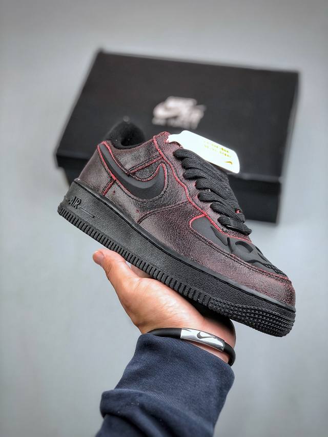 Nike Air Force 1'07 Low Halloween 2024 万圣节主题 空军一号低帮休闲板鞋 HV2016-001 尺码：36 36.5 37