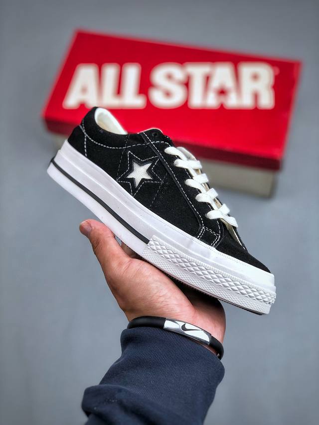 Converse One Star Timeline日产 经典复刻黑色 尺码：35-44 36.5 37.5 39.5 41.5 42.5