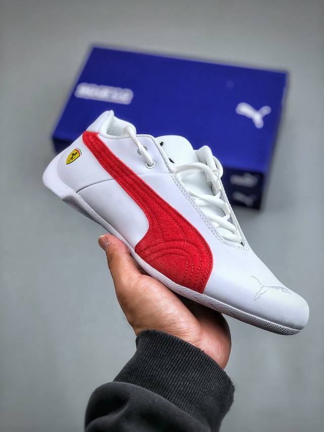 Sparco x Puma Future 彪马圆头系带牛皮织物低帮生活休闲鞋 308585-02 尺码：36 37 37.5 38 38.5 39 40 40.