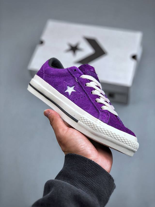 Converse One Star Timeline日产 经典复刻帝王紫 尺码：35-44 36.5 37.5 39.5 41.5 42.5