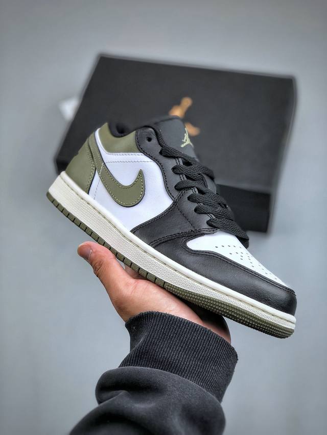 过验版本 Air Jordan 1 Low OG Oxidized Green AJ1 乔1 低帮文化篮球鞋 553558 092 #市售最高品质 天花板品质