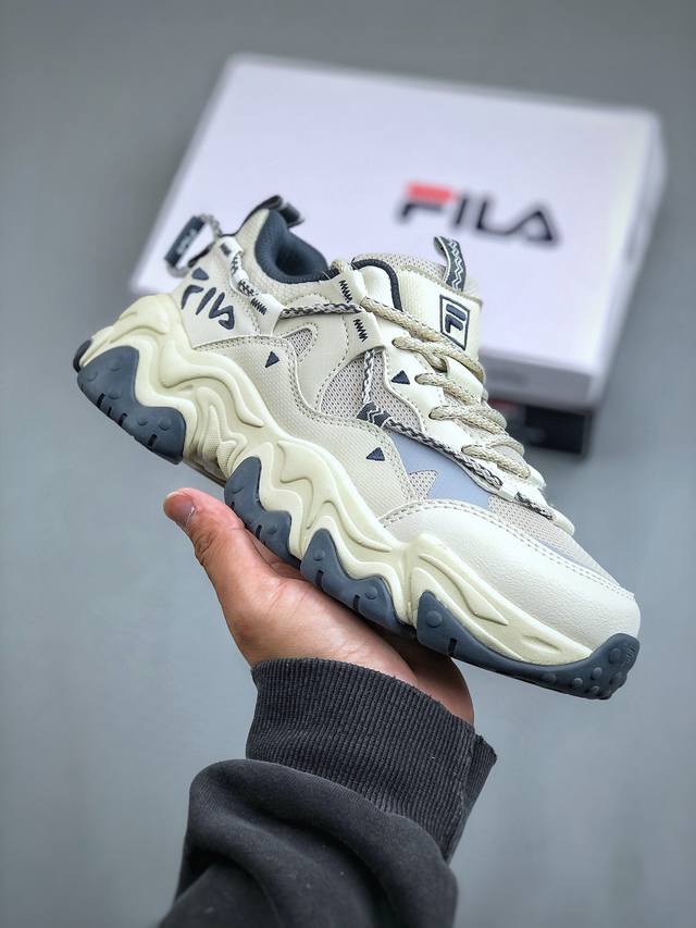 FILA 斐乐官方猫爪鞋4代复古运动鞋老爹鞋新款休闲鞋 货号：F12M432101FSH 尺码： 39-45