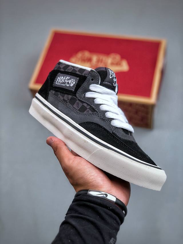 Vans Half Cab 33 DX 灰色安纳海姆系列复古休闲滑板鞋 尺码：35-44 半