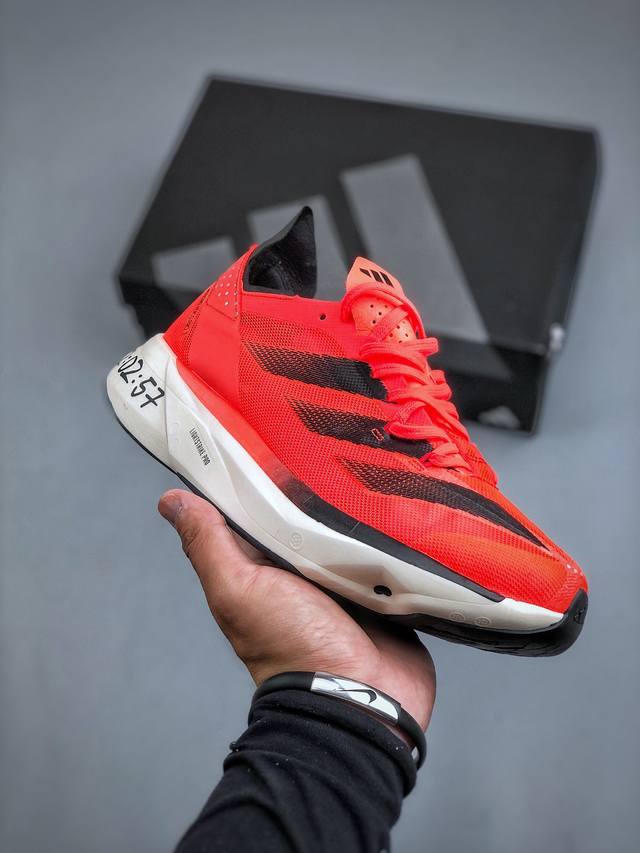 Adidas阿迪达斯adidas Adizero Adios Pro 3 耐磨减震专业跑步鞋 货号：ID3634 尺码：36-45 半