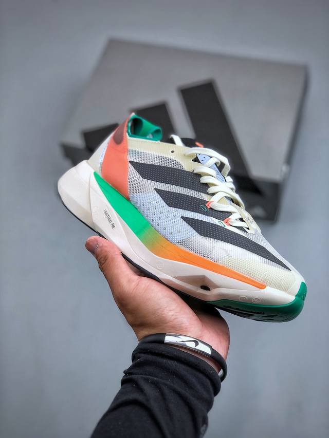 Adidas阿迪达斯adidas Adizero Adios Pro 3 耐磨减震专业跑步鞋 货号：HQ3688 尺码：36-45 半