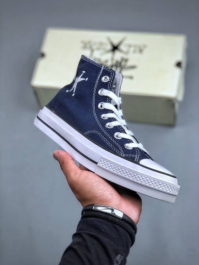 匡威新款更新 硫化工艺 Stussy x Converse Chuck Taylor 斯图西全新联名鞋款 海外地区同步发售 美国潮牌 斯图西Stussy与匡威联