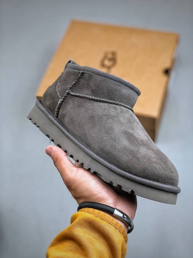 UGG Classic Ultra Mini 官方经典款羊毛一体迷你短靴 #全鞋采用ZP同厂 隆丰A级澳洲进口羊皮毛一体 品牌代工厂生产线 完全遵循ZP工艺流程