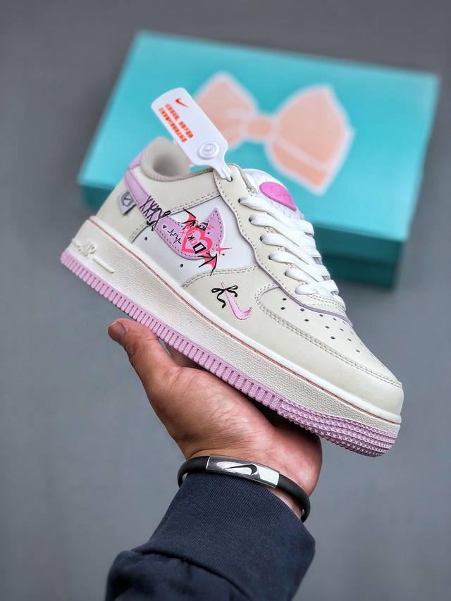 Nike Air Force 1'07 Low 涂鸦 空军一号低帮休闲板鞋 FB1839 221 #原楦头原纸板 原装鞋盒 定制五金配件 内置全掌气垫 原厂鞋底