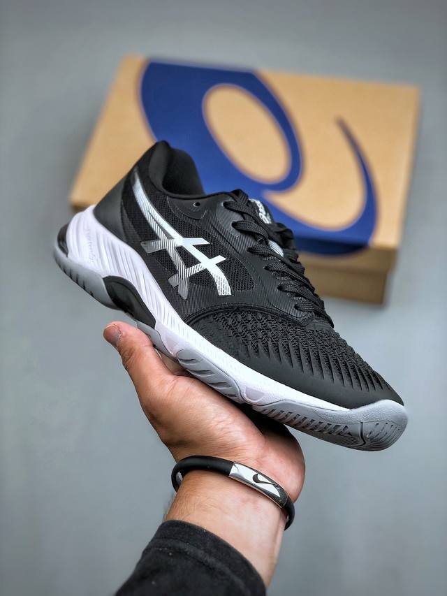 ASICS NETBURNER BALLISTIC FF 3男士高端排球鞋metarise3%轻量回弹运动鞋 亚瑟士 ASICS 推出的这款男子排球鞋，其鞋面由