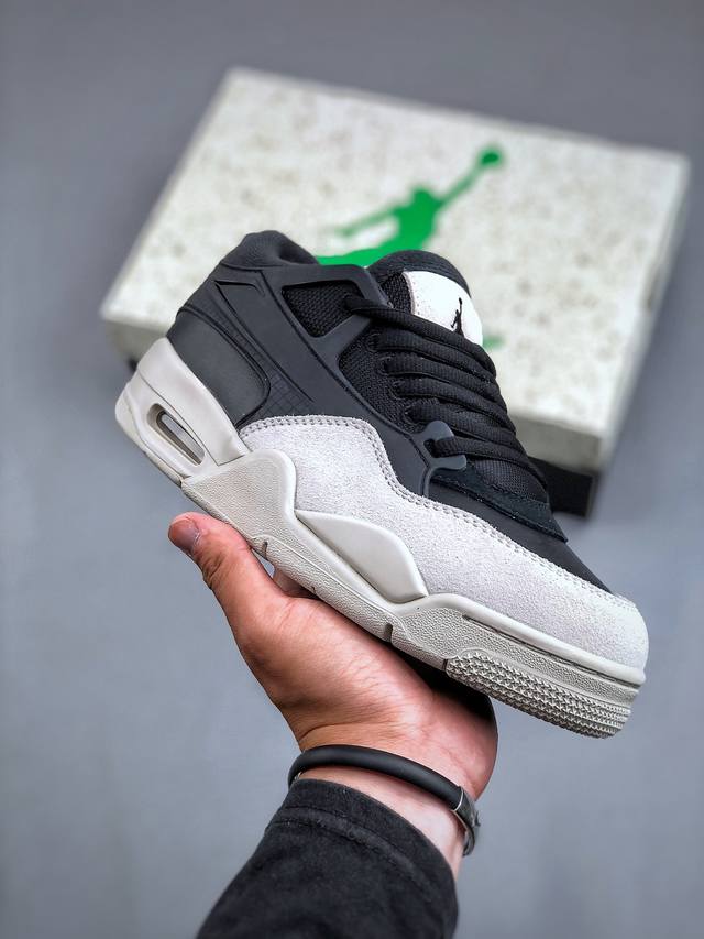 Nike Air Jordan 4 RM 防滑 低帮 复古篮球鞋橡胶耐磨防滑大底 原档案原楦数据开发 HQ7939 001 尺码：36-48 半