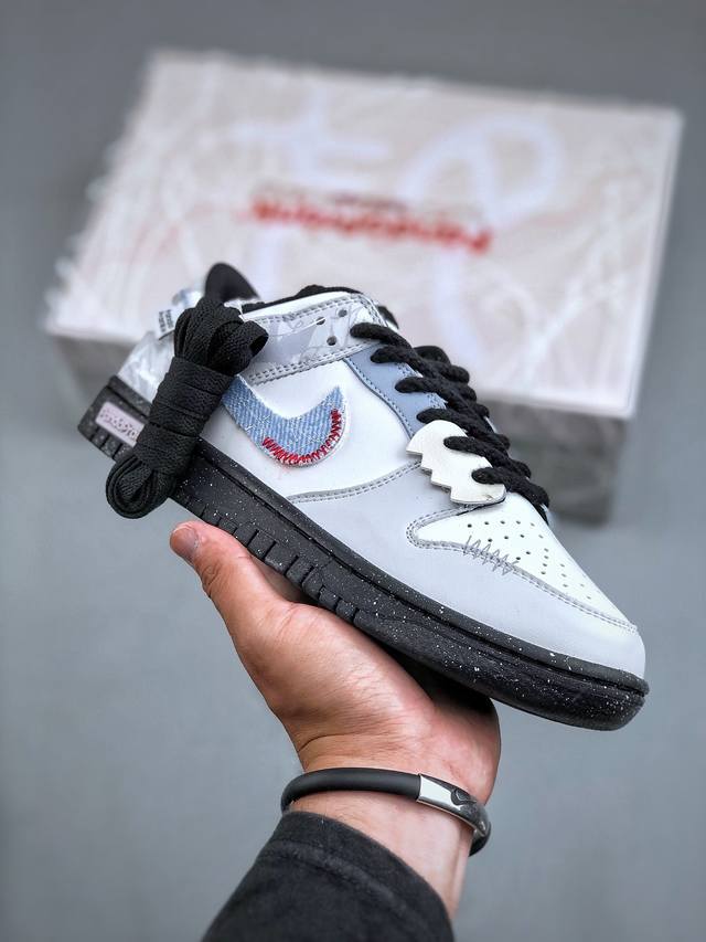 Nike Dunk Low 熊猫恶作剧-引线牵梦 星恋 “全网独家正确版本无原鞋不开发 始终坚持对品质、细节 完美复刻” 整体围绕熊猫恶作剧七夕主题设计，鞋身整