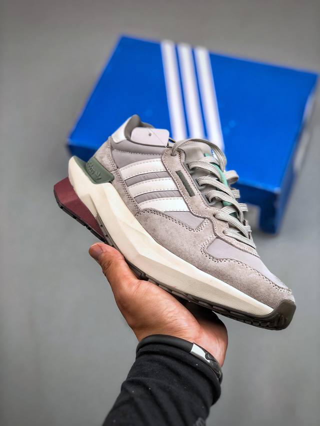 阿迪达斯Adidas Treziod PT 特雷泽PT系列低帮复古厚底休闲运动慢跑鞋 货号HP3066 尺码：36-45 半