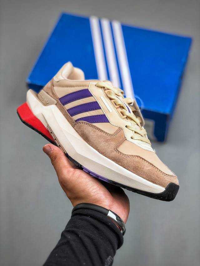 阿迪达斯Adidas Treziod PT 特雷泽PT系列低帮复古厚底休闲运动慢跑鞋 货号H03715 尺码：36-45 半