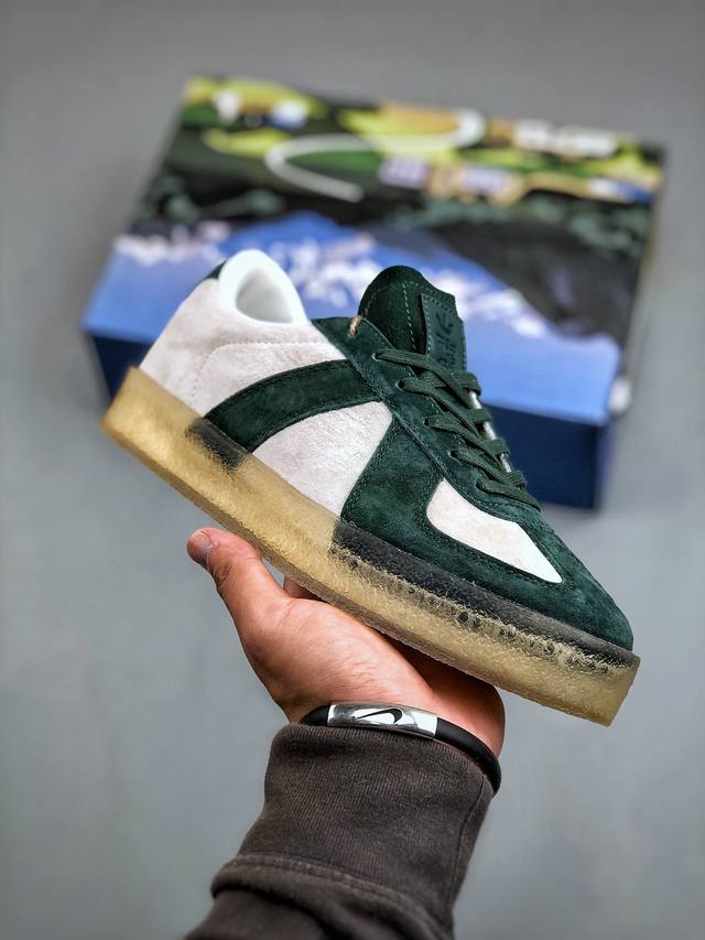 Kith x Clarks x Adidas Originals 8th Street Samba ID7 桑巴舞街头系列德训风低帮复古休闲板鞋尺码：36 37