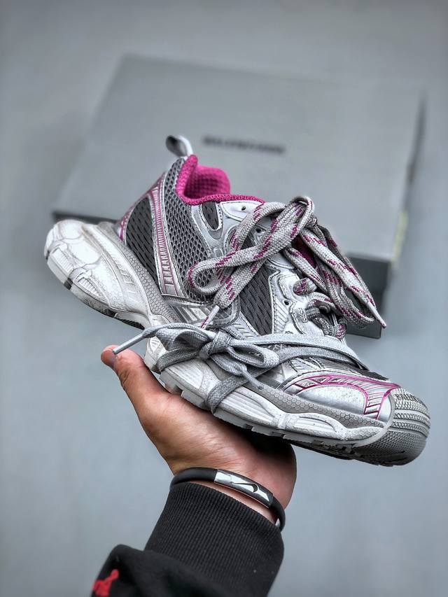 XA版本 法国高端奢侈品牌-巴黎世家BALENCIAGA 3XL Sneakers 3+系列低帮复古阔型底姥爹风潮流百搭休闲慢跑鞋 尺码：35-46